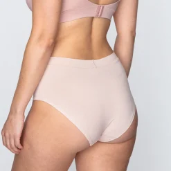 High Waist Truse Bomull, Uten Strammende Strikk