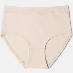 High Waist Truse Bomull, Uten Strammende Strikk