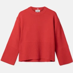 Oversized Høyhalset Genser Med Avtagbar Hals