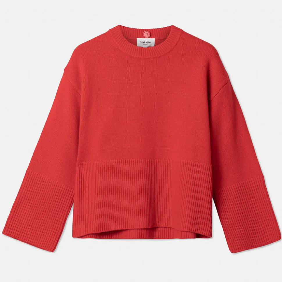 Oversized Høyhalset Genser Med Avtagbar Hals