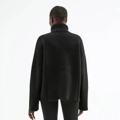 Oversized Høyhalset Strikkegenser
