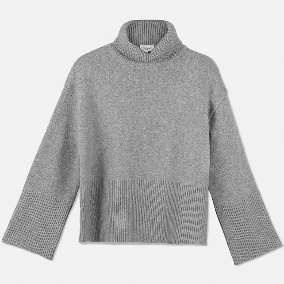 Oversized Høyhalset Strikkegenser